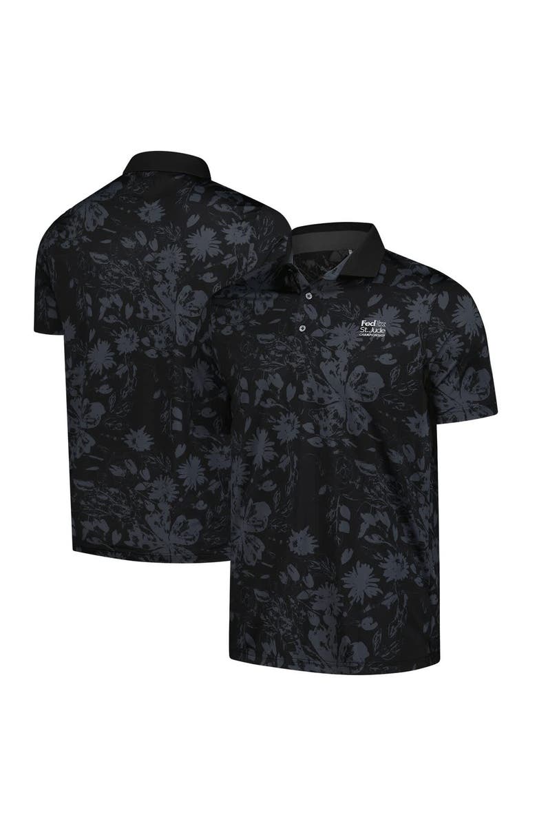 PUMA Men's Puma  Black FedEx St. Jude Championship MATTR Rose Polo, Main, color, 