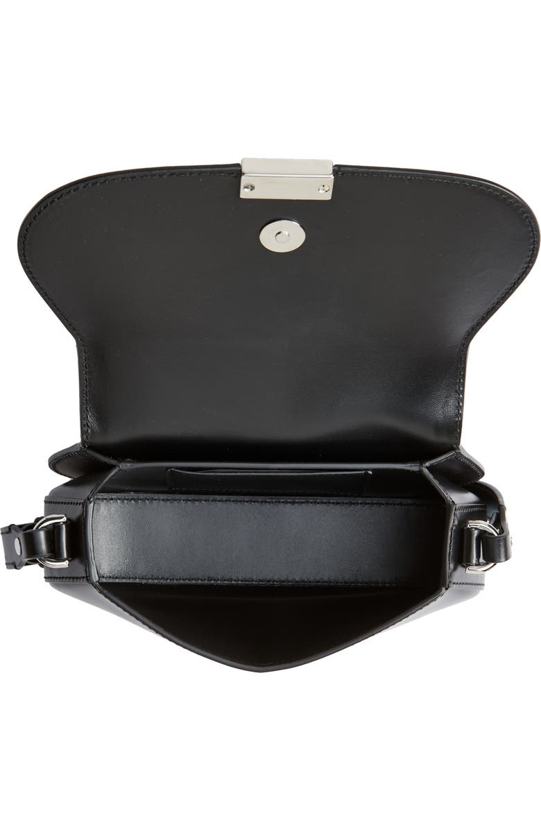 Versace Mini Greca Goddess Leather Shoulder Bag, Alternate, color,