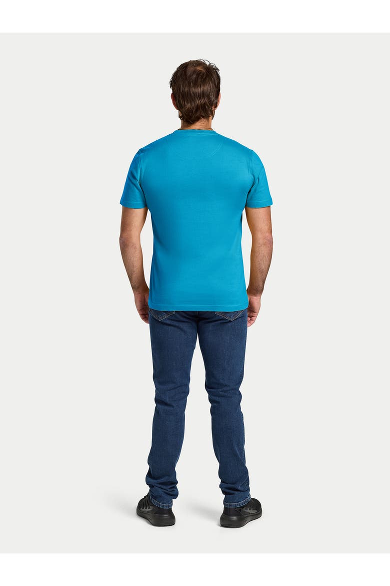 Classic Crew Neck Logo T-Shirt, Alternate, color, Teal