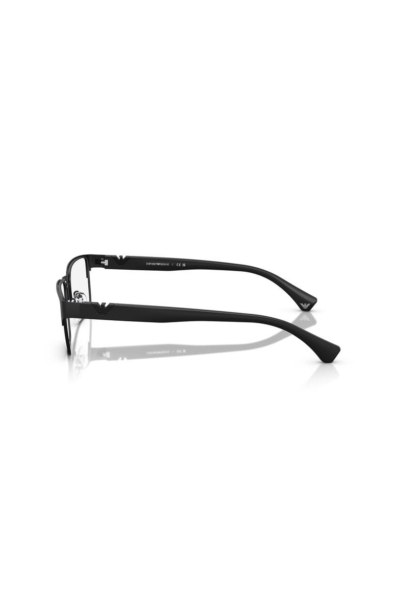 Emporio Armani 55mm Square optical glasses, Alternate, color, Black