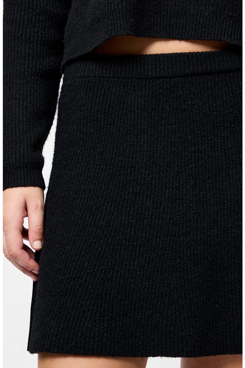 Vhari Sweater Miniskirt, Alternate, color, BLACK