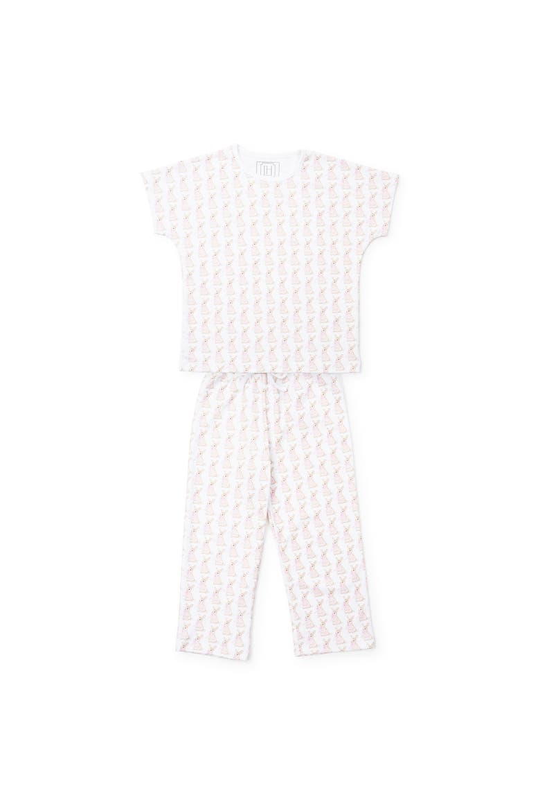Merrick Girls' Pant Set, Main, color, Easter Bunnies Pink