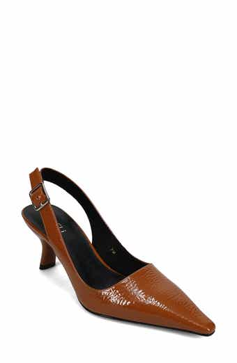 Patti Leather Slingback Pump