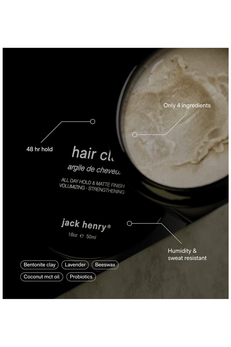 Hair Clay, Alternate, color, NO COLOR
