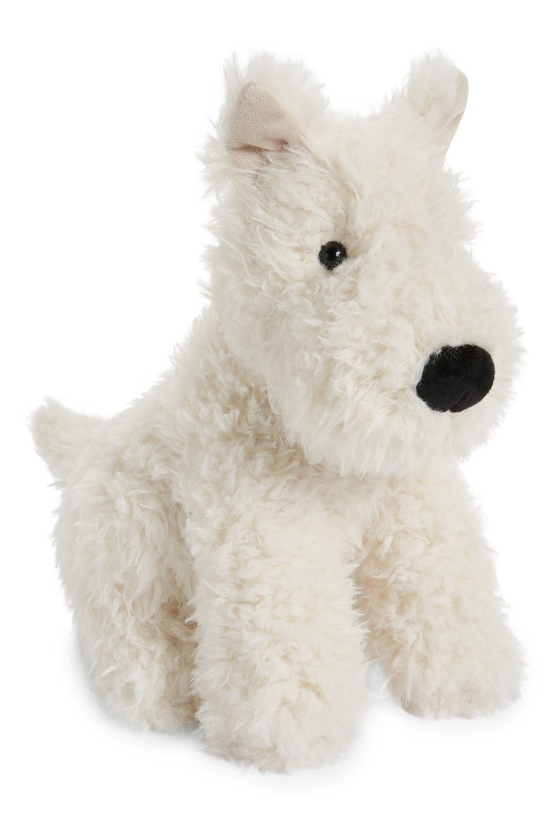 Scottie Dog Munro Stuffed Animal, Main, color, BROWN