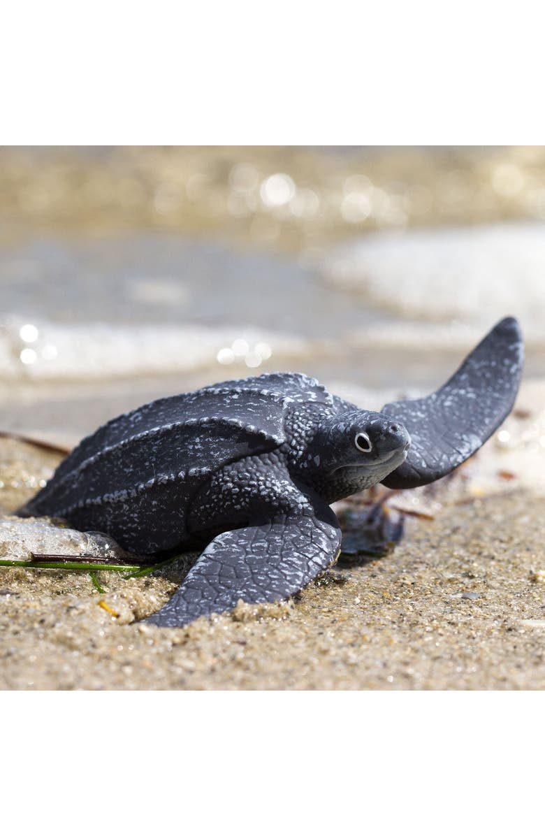 Safari Ltd. Leatherback Sea Turtle Kids Toy Figure, Alternate, color, NO COLOR