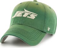 '47 Men's '47  Green New York Jets Dusted Relaxed Clean Up Adjustable Hat