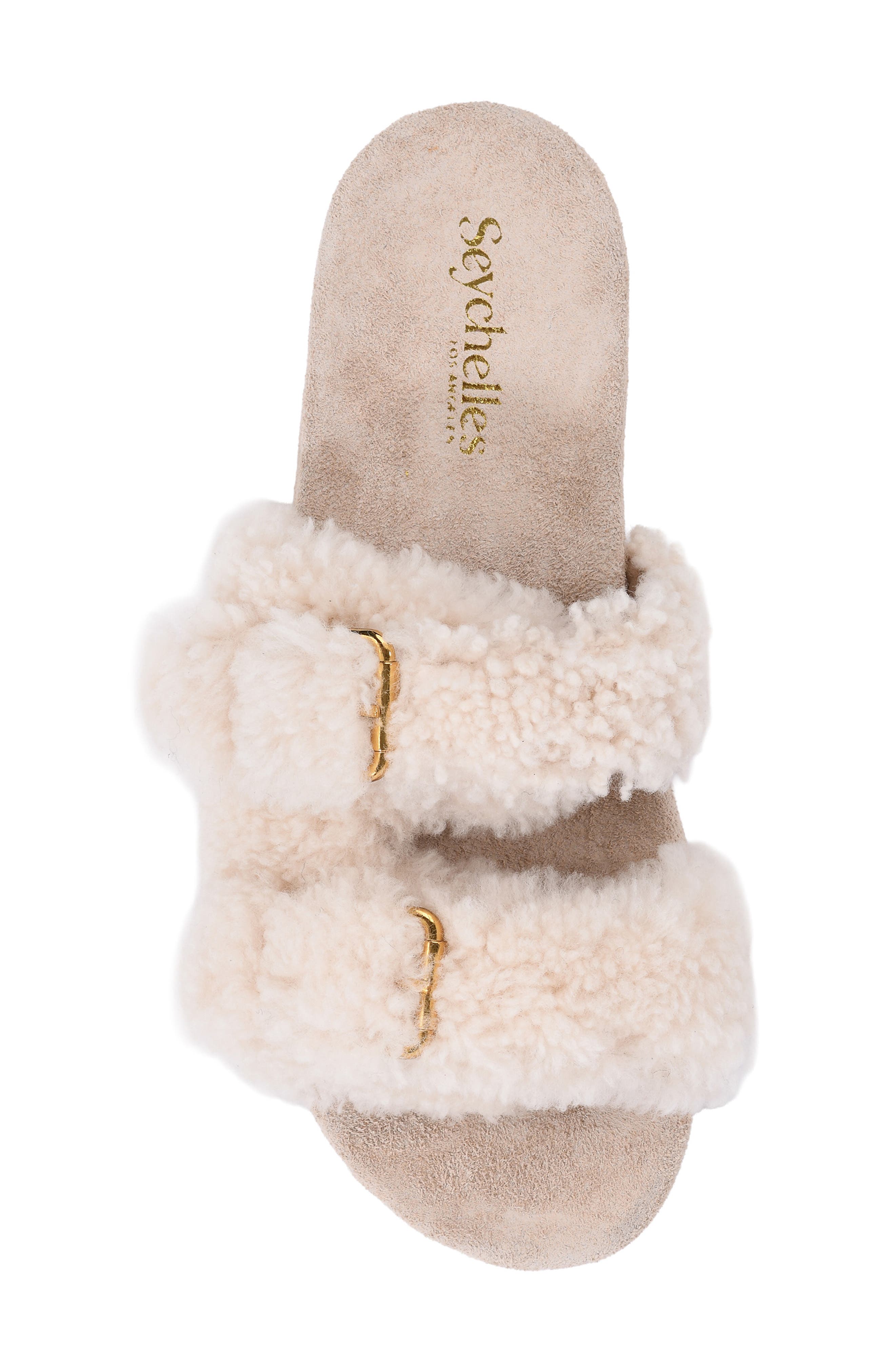 Slumber Party Slide Sandal, Alternate, color, CREAM