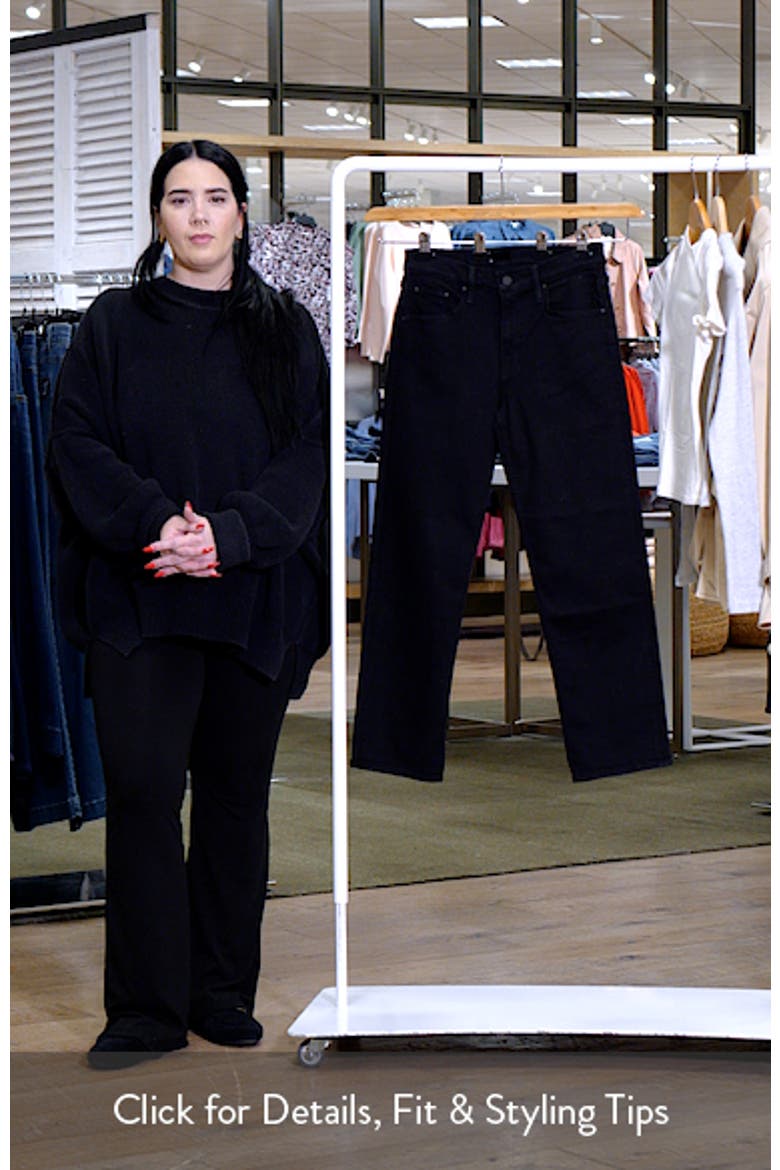 The Newbie Hover High Waist Ankle Straight Leg Jeans video