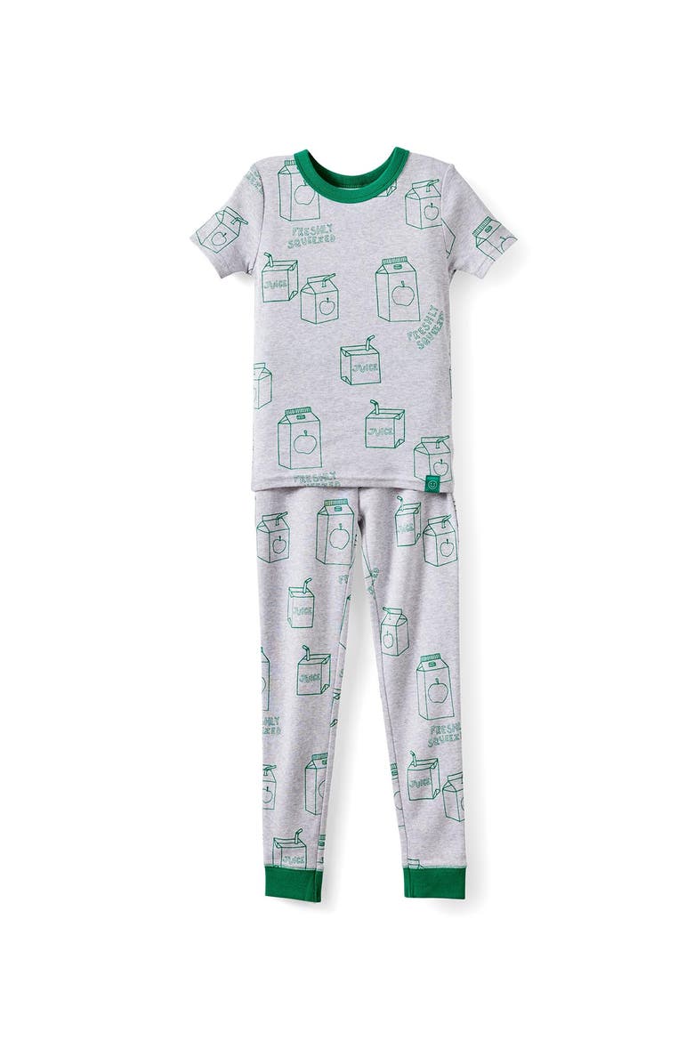 Cotton On Kids Kid's Cameron Short/Long Pyjama Set, Main, color, Grey Marle Juice