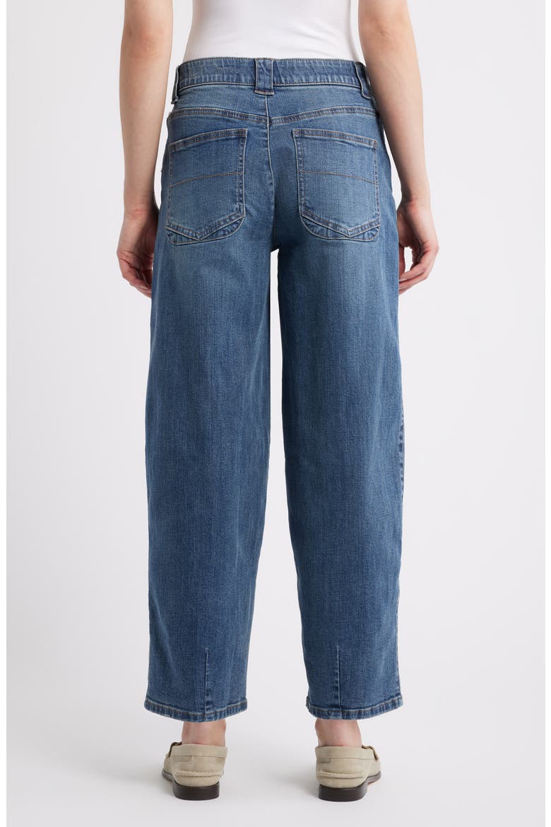 High Waist Barely Barrel Jeans, Alternate, color, MID BLUE ARTISANAL