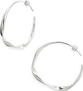 Nordstrom Fluted Hoop Earrings