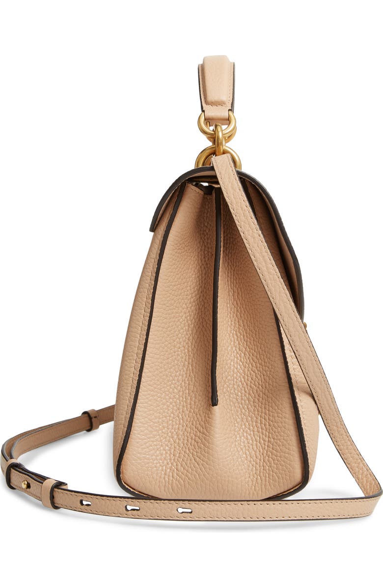 FERRAGAMO Salvatore Ferragamo Small Margot Leather Top Handle Bag, Alternate, color,