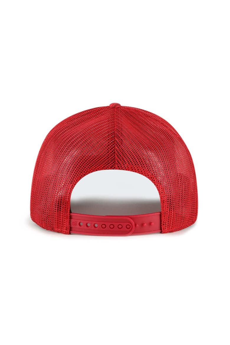 Men's '47 Red Kansas City Chiefs Fiji Trucker Adjustable Hat, Alternate, color, Red
