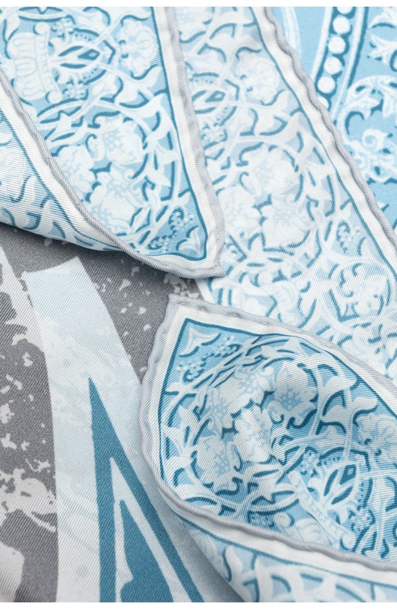 Elizabetta Orlando - Silk Neckerchief for Men, Alternate, color, Blue