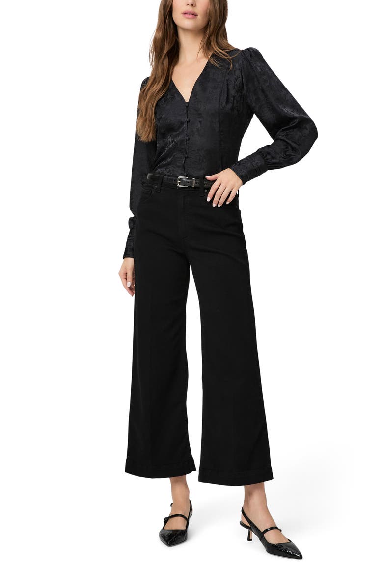 PAIGE Marielle Long Sleeve Silk Top, Alternate, color,