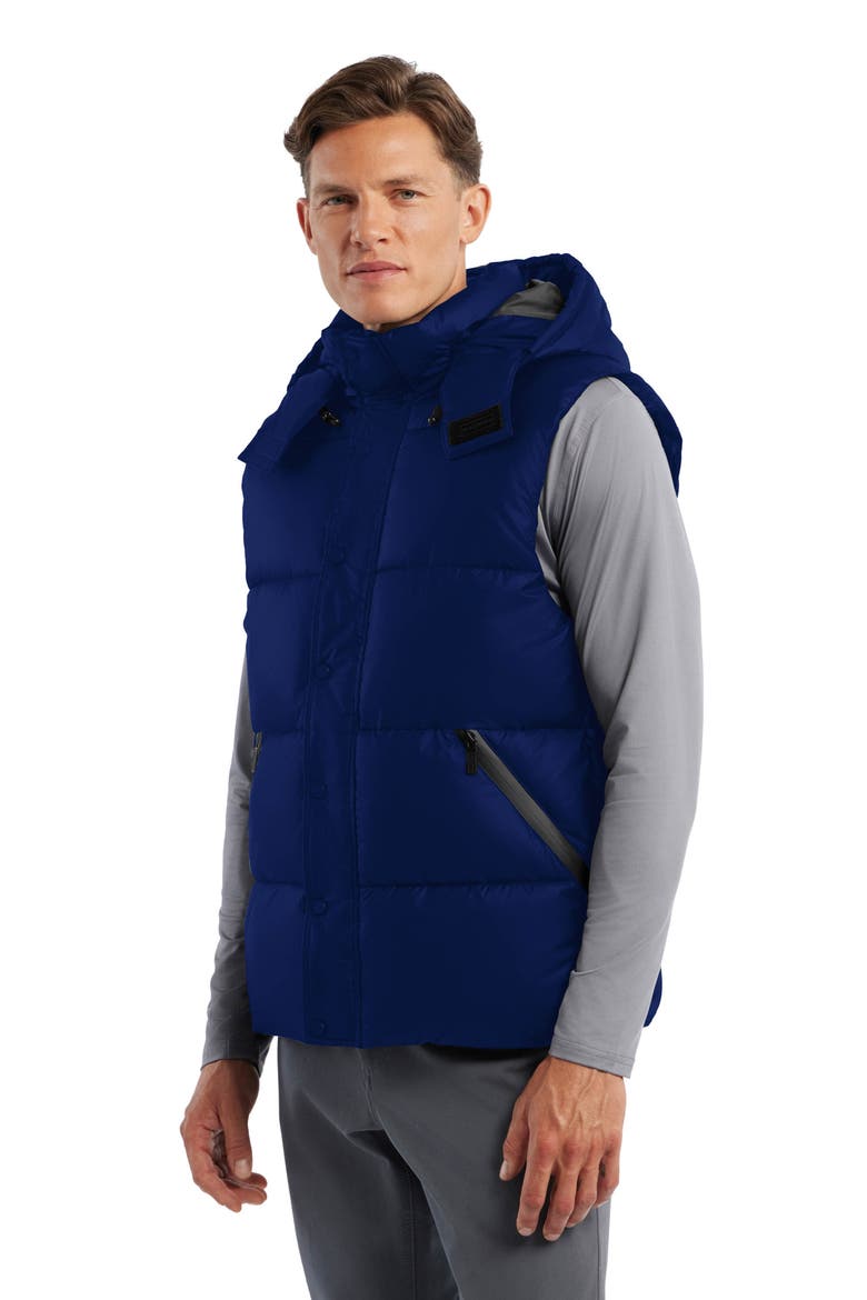 Chiswell Water Repellent Quilted Puffer Vest, Alternate, color, OCEANO