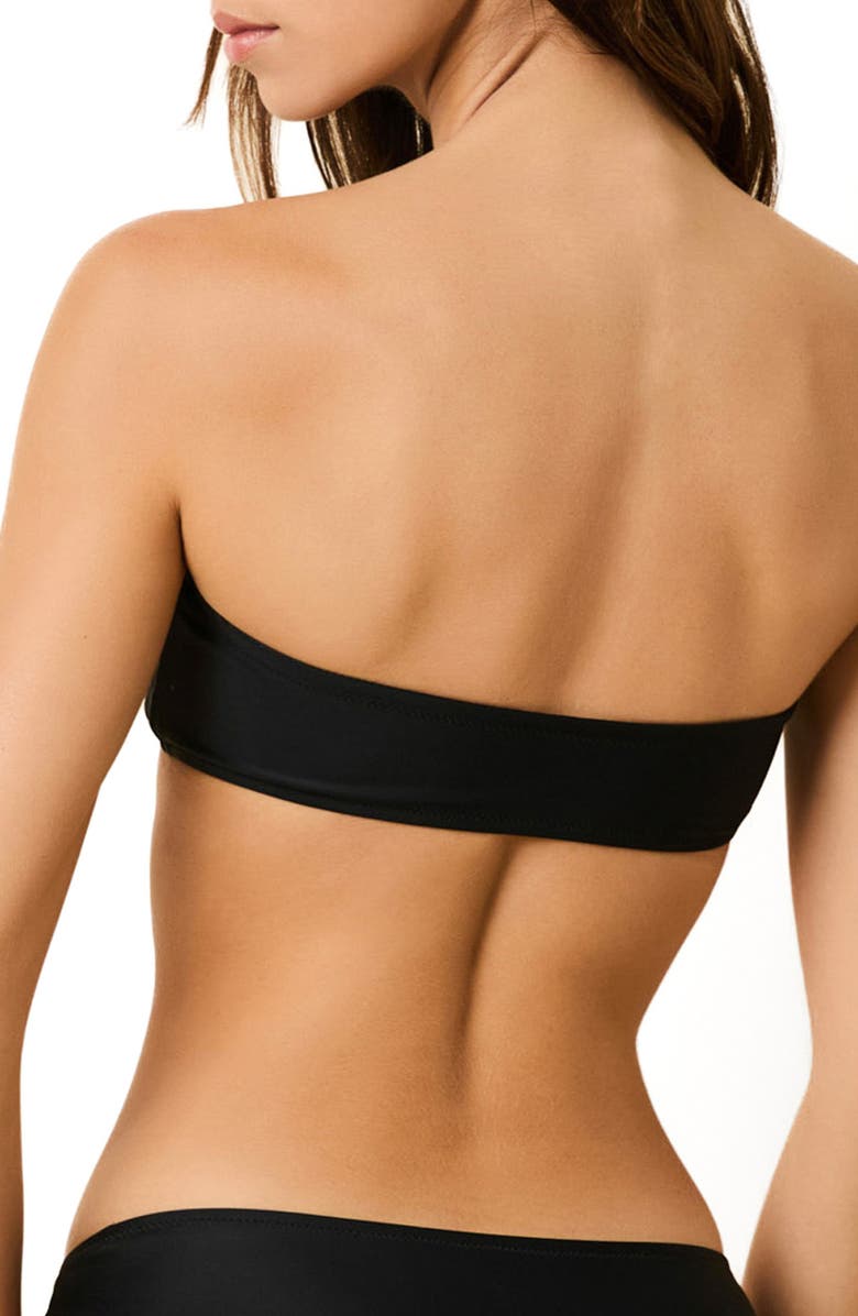 Solid & Striped The Tati Strapless Bikini Top, Alternate, color, Noir