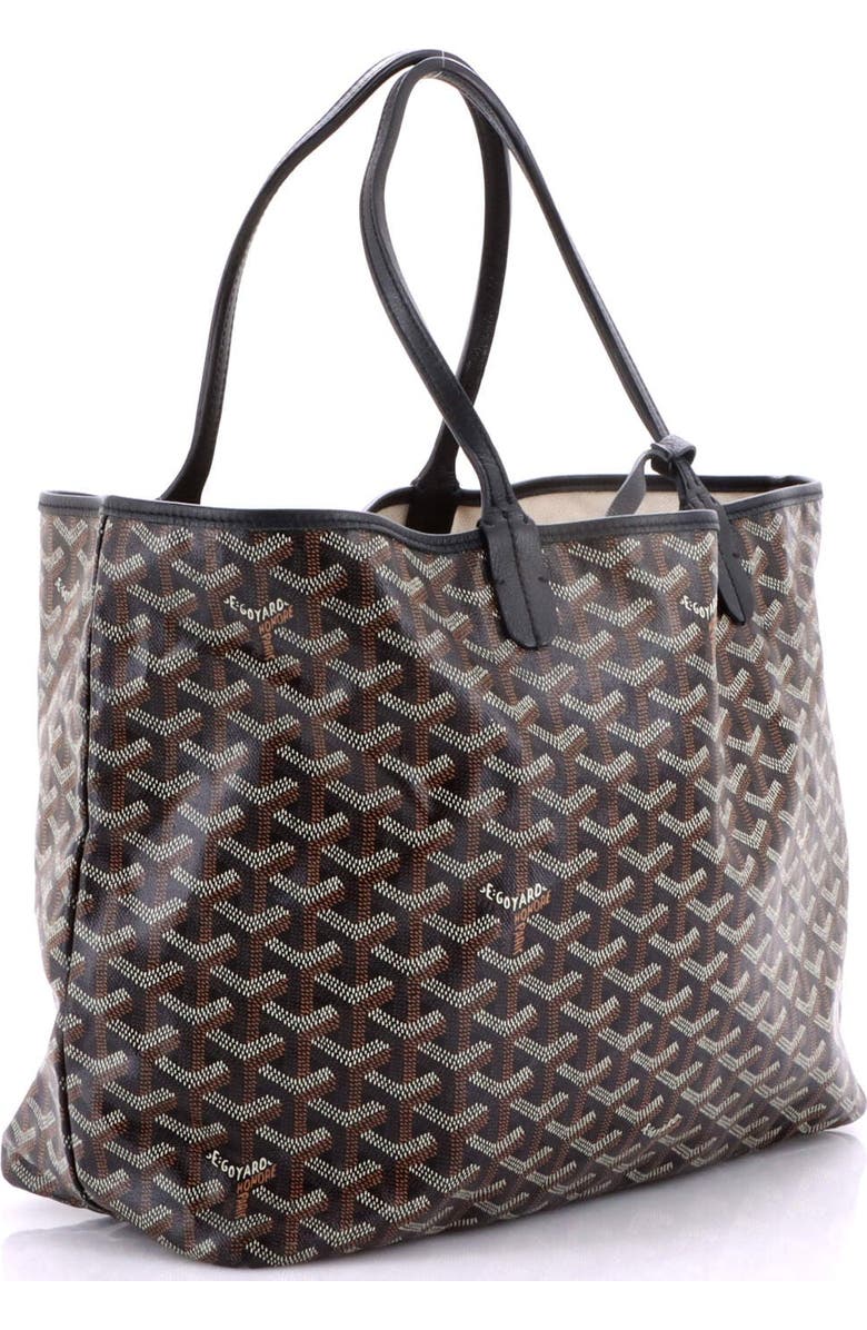 Pre-Owned Goyard Saint Louis Tote Coated Canvas PM, Alternate, color, Black