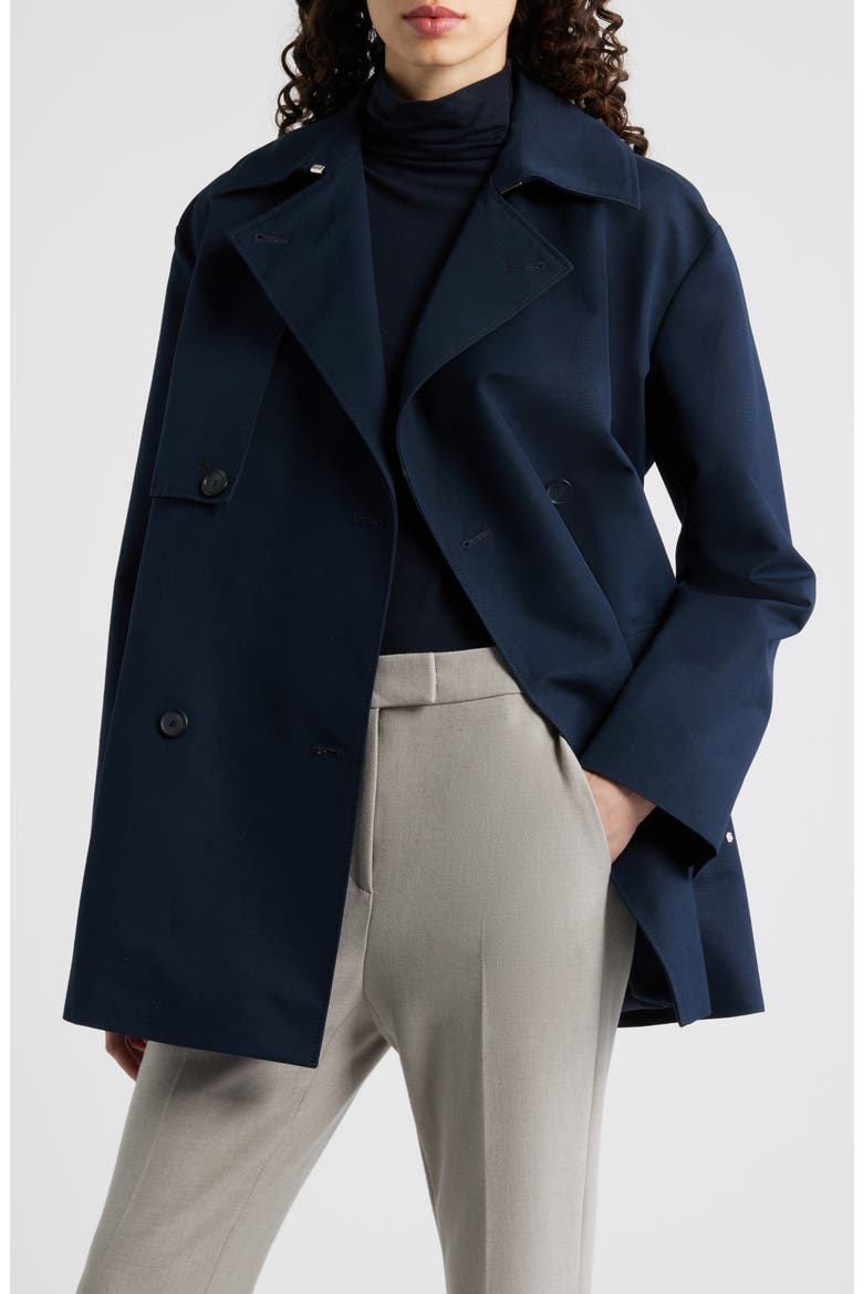 Cromas Belted Double Breasted Jacket, Alternate, color, SKY CAPTAIN