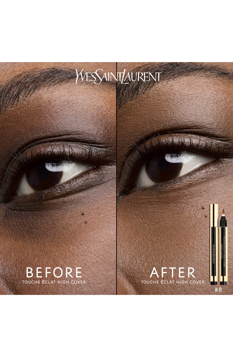 Yves Saint Laurent Touche Éclat High Cover Radiant Undereye Brightening Concealer Pen, Alternate, color, 8 Ebony