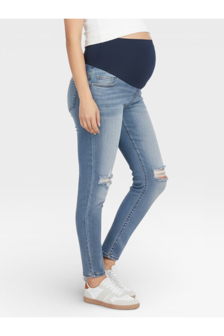 Secret Fit Ankle Length Skinny Jeans, Alternate, color, Harrison Wash