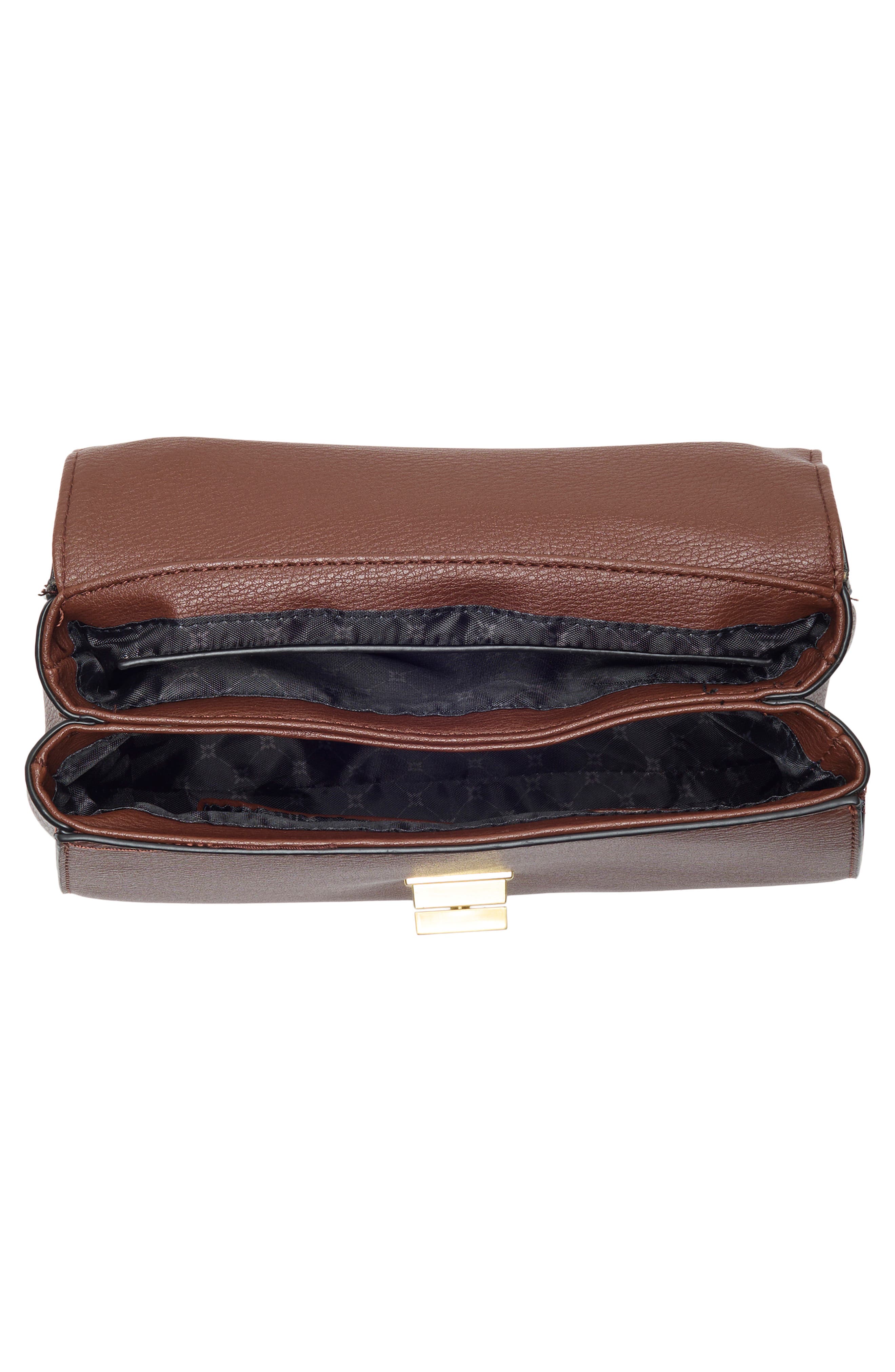 BCBG Flap Top Handle Crossbody Bag, Alternate, color, 