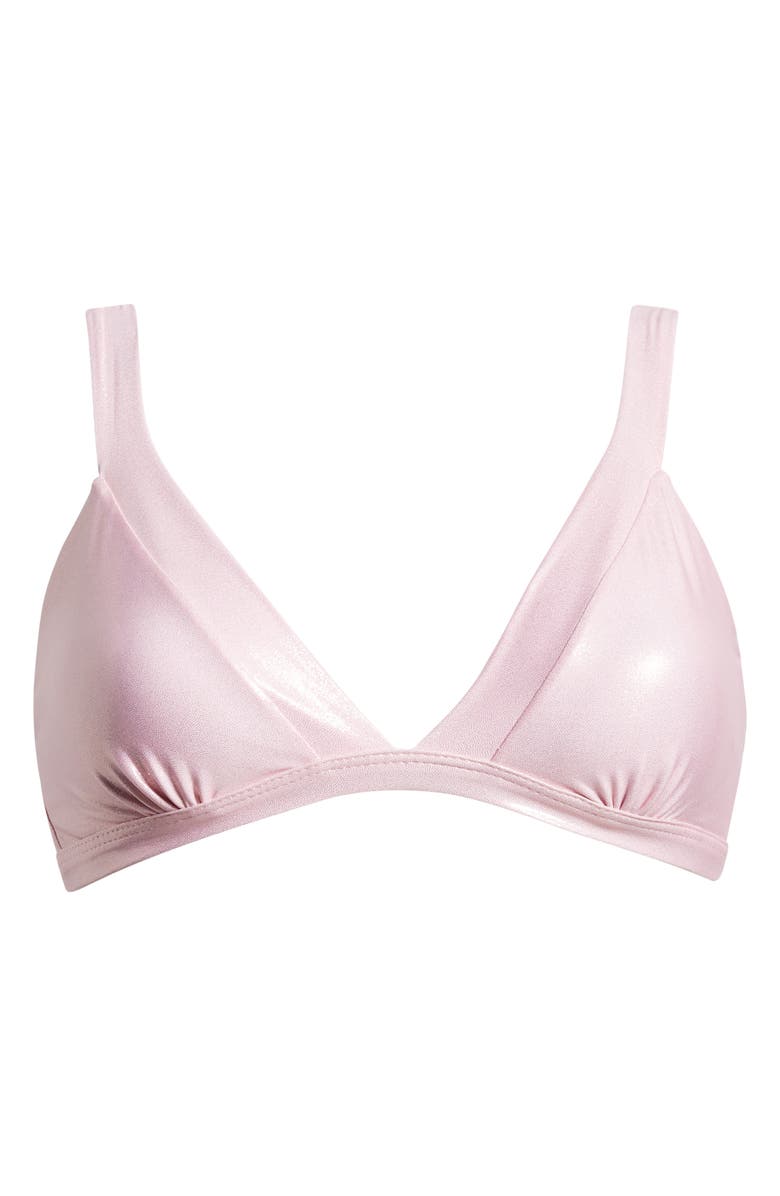 BOAMAR Aleida Triangle Bikini Top, Alternate, color, Pink