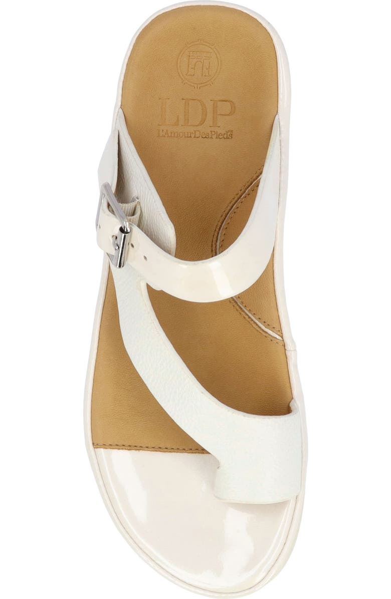L'Amour des Pieds Alanza Toe Loop Sandal, Alternate, color, White
