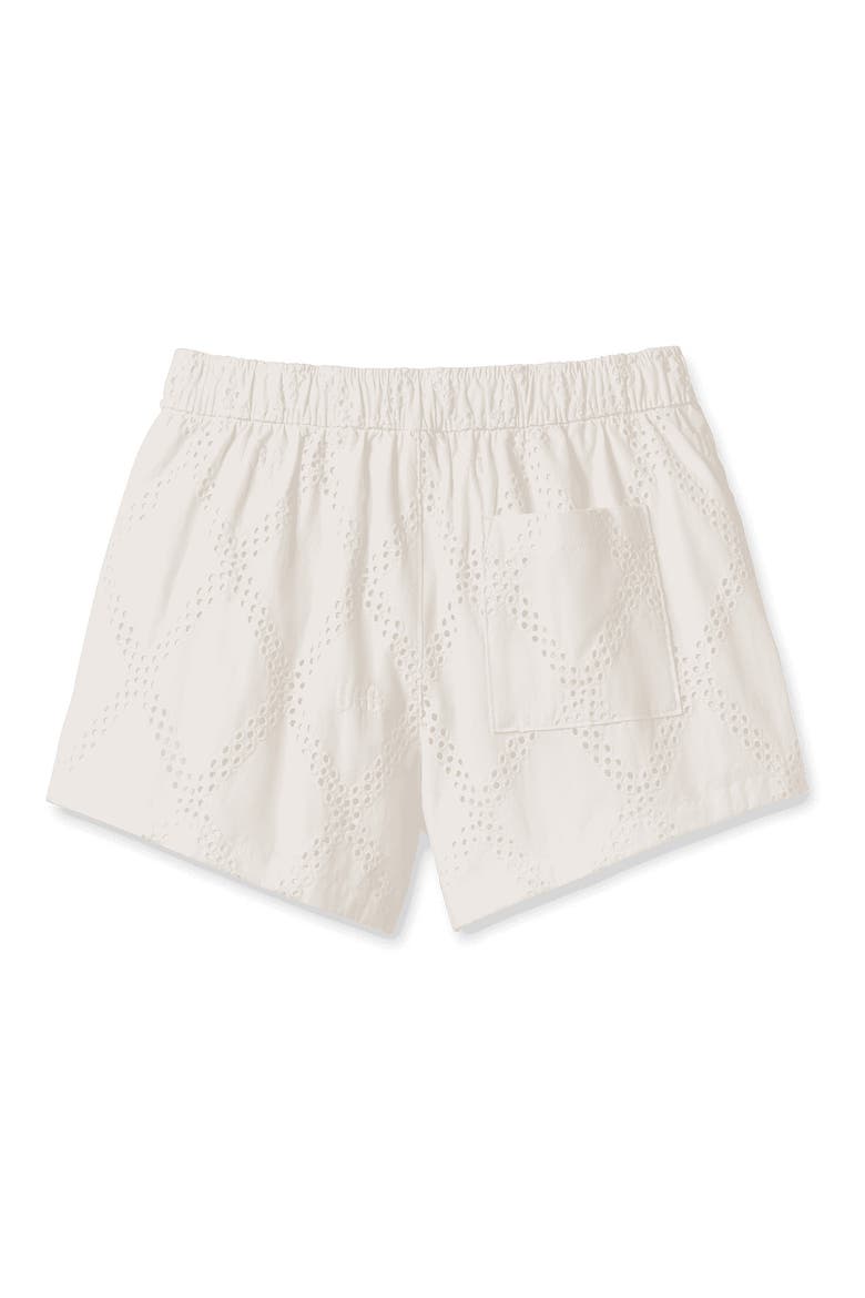 Kellan Cotton Eyelet Shorts, Alternate, color, NIMBUS
