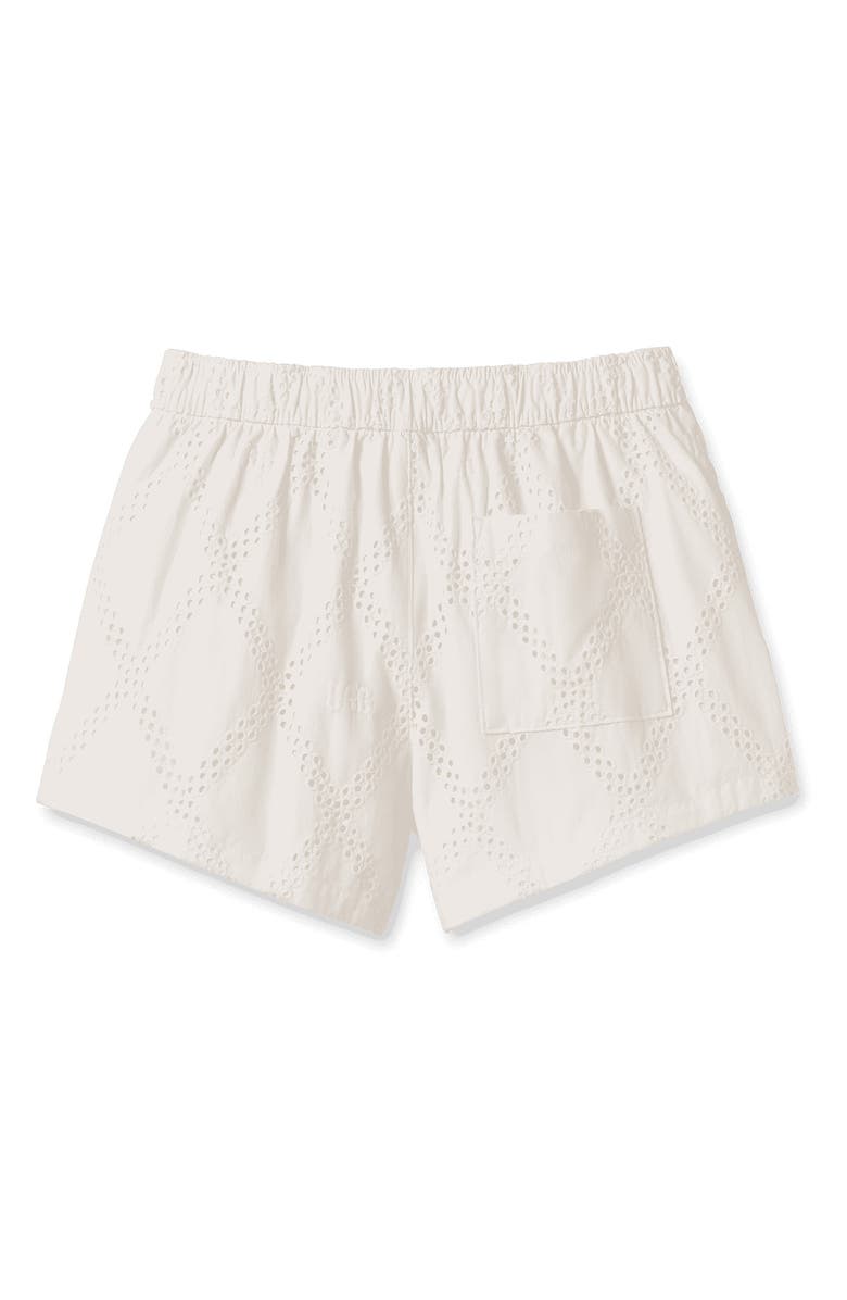 UGG<sup>®</sup> Kellan Cotton Eyelet Shorts, Alternate, color, Nimbus