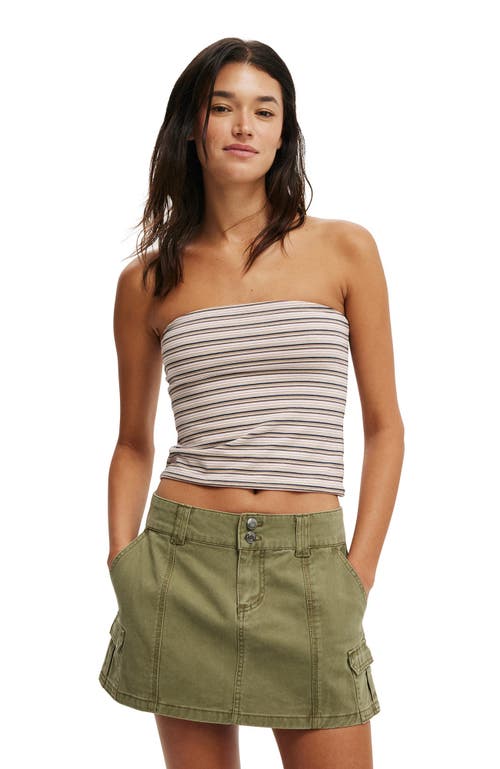 Shop Cotton On Benny Cargo Skirt In Washed Cactus Green