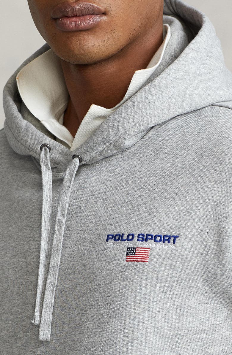 Polo Ralph Lauren Sport Logo Fleece Hoodie, Alternate, color,
