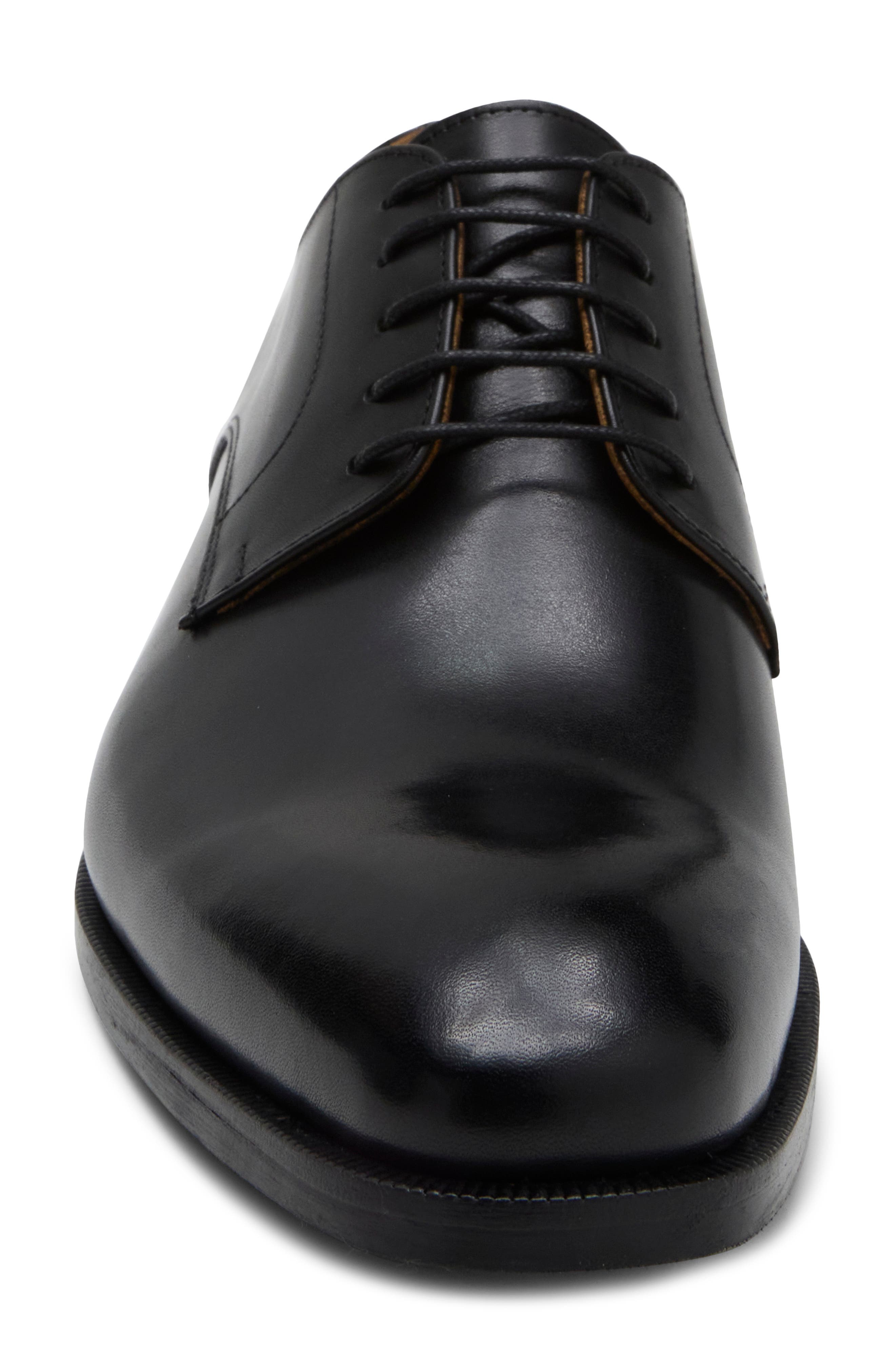 Dubois Leather Plain Toe Oxford, Alternate, color, SOFT NERO