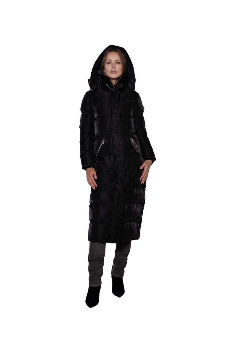 Women's Bird of Paradise Quilted Coat, Alternate, color, BLACK DIAMOND