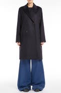 Weekend Max Mara Zum Double Breasted Virgin Wool Coat