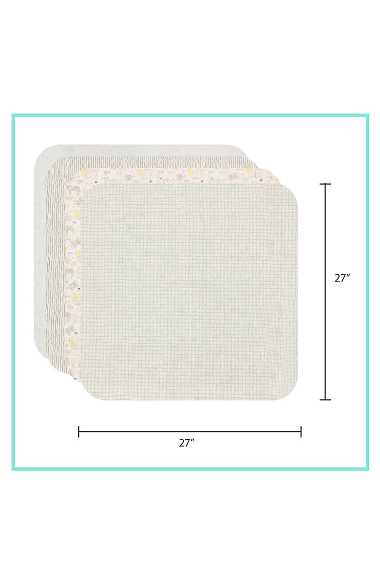 MODERN BABY Receiving Blankets - Pack of 4, Alternate, color,