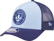New Era Men's New Era Light Blue CF Montreal Color Pack 9FORTY M-Crown A-Frame Adjustable Trucker Hat