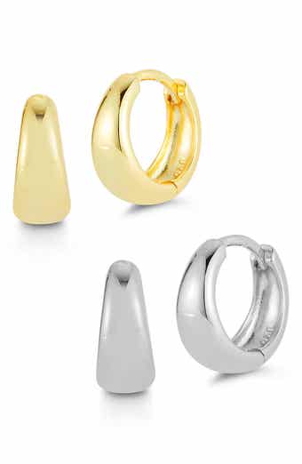Two Tone Earrings Set