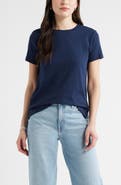 Caslon® Cotton Blend Crewneck T-Shirt