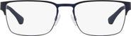Emporio Armani 55mm Rectangular Optical Glasses