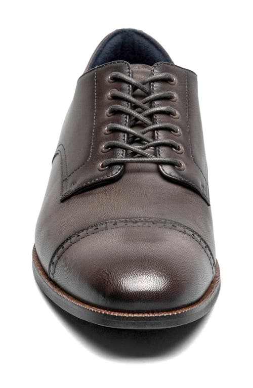 Stacy Adams William Cap Toe Oxford In Gray