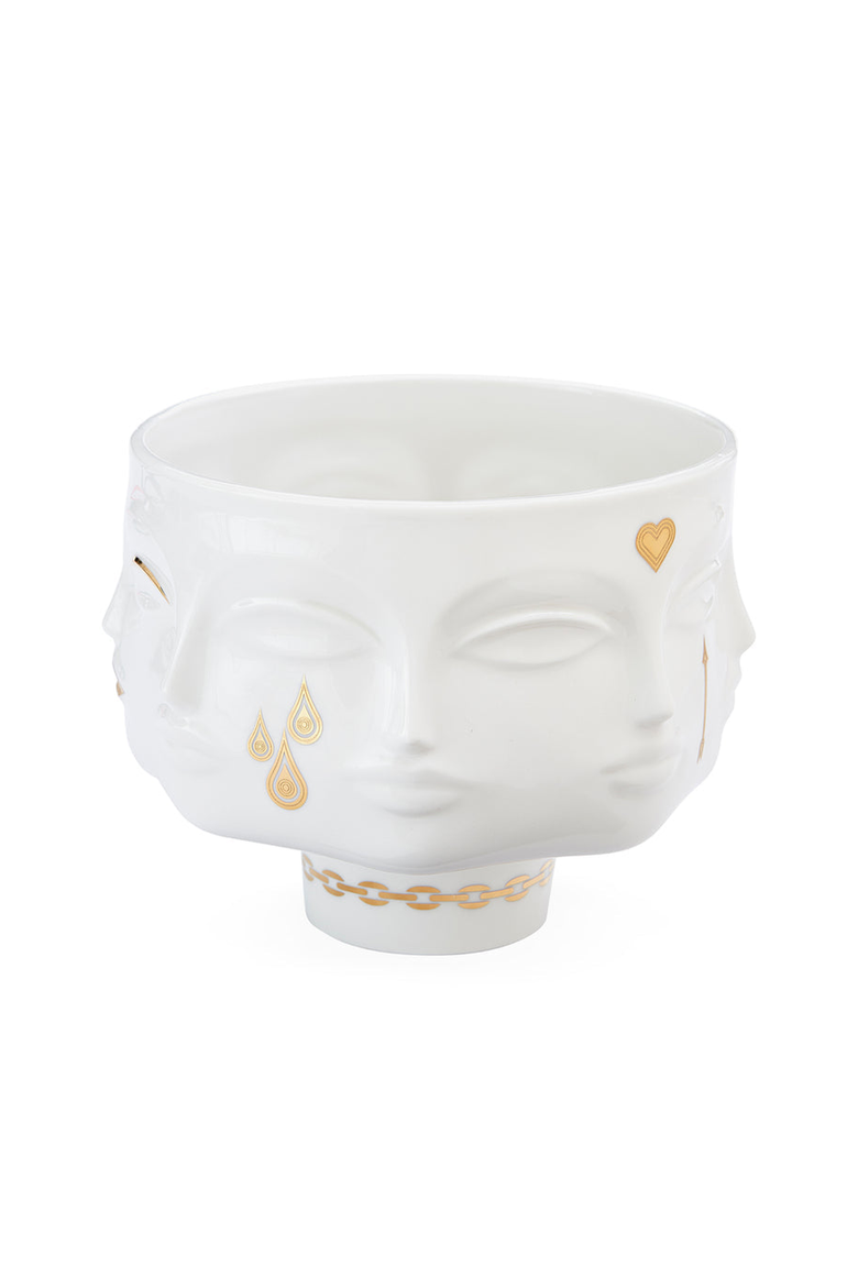 Gilded Dora Maar Decorative Bowl, Alternate, color, Gold / White