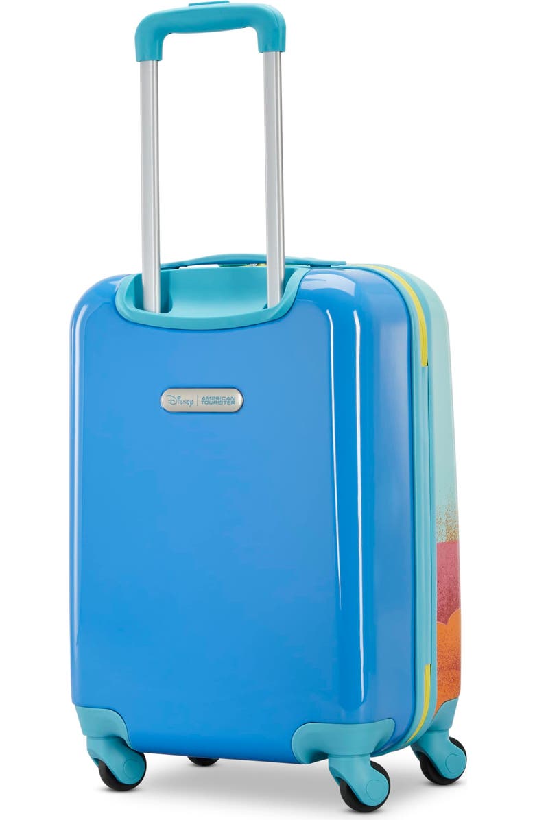 AMERICAN TOURISTER Disney Hardside Carry on 18 Inch Luggage with Spinner Wheels, Alternate, color, Stitch