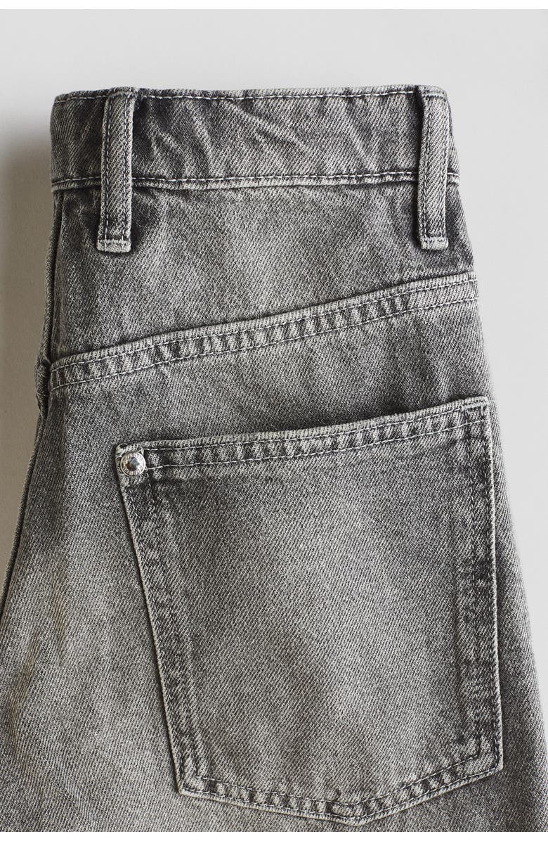 H&M Denim Carpenter Shorts, Alternate, color, Dark Gray