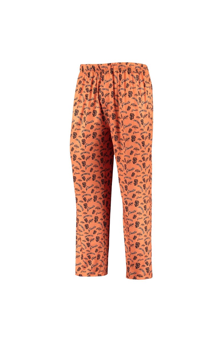 FOCO Men's FOCO Orange San Francisco Giants Cooperstown Collection Repeat Pajama Pants, Alternate, color, Orange