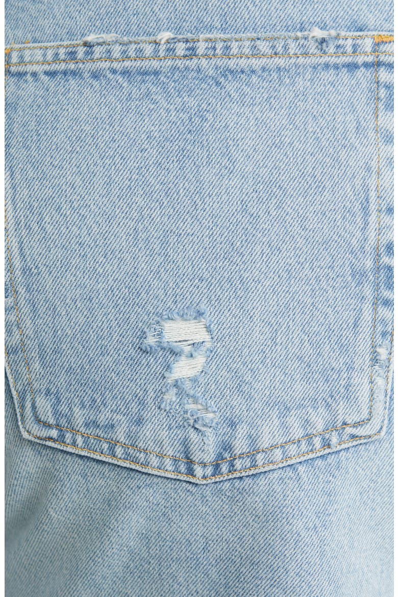 Parker Long High Waist Cutoff Denim Shorts, Alternate, color, SWAPMEET