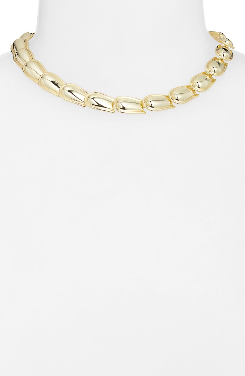 ARGENTO VIVO All Around Convex Link Necklace, Alternate, color, 