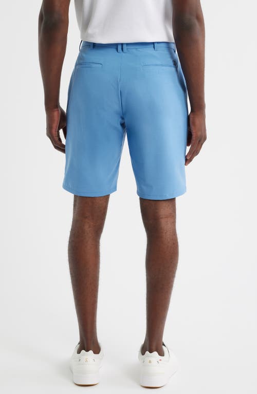 Johnnie-o Mulligan Performance Woven Shorts In Monsoon In Blue