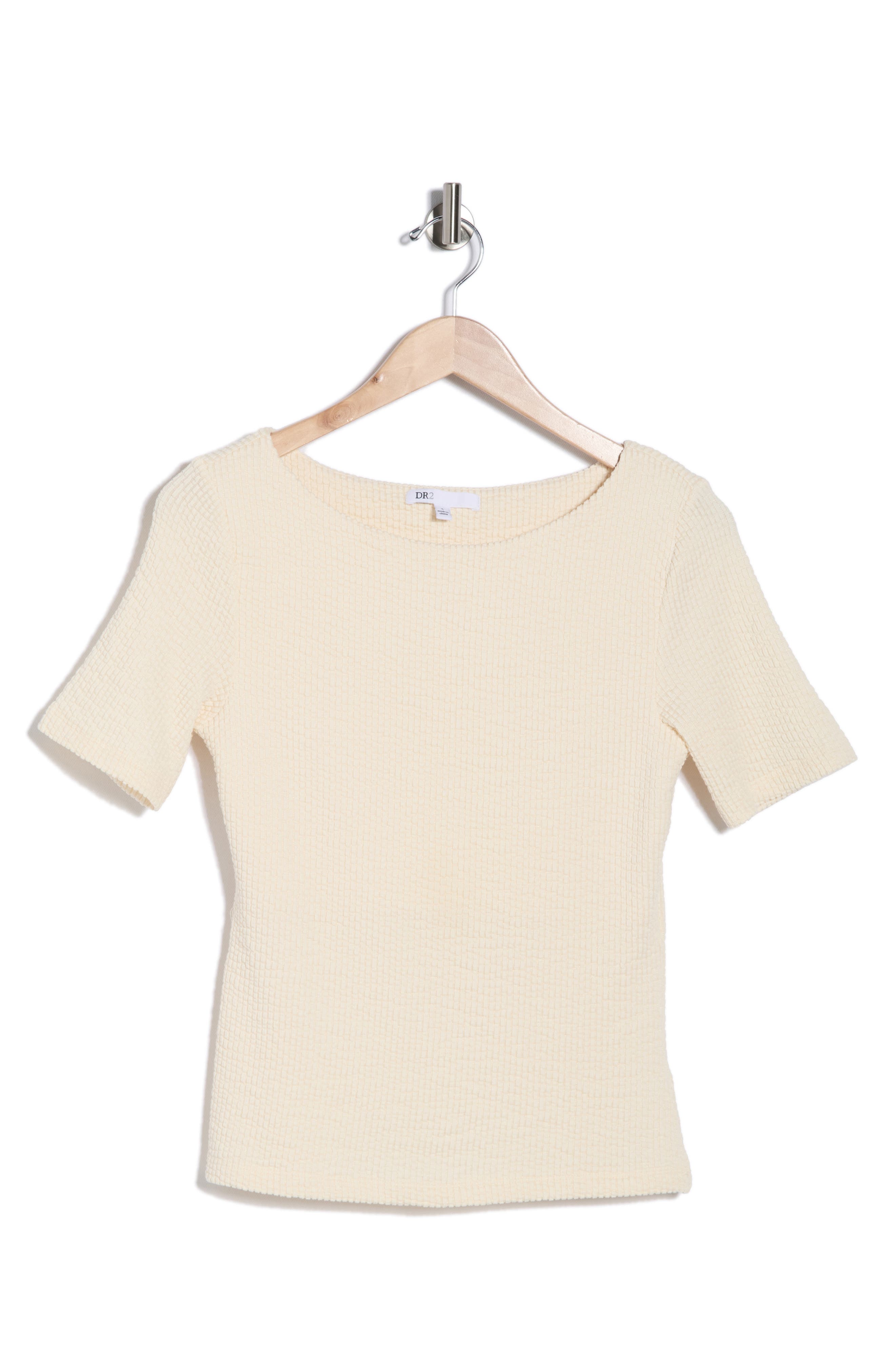 DR2 by Daniel Rainn Boat Neck Knit T-Shirt